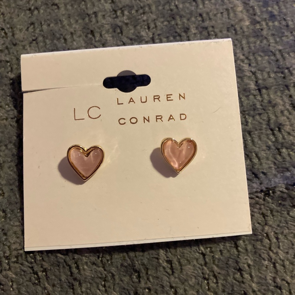 Lauren Conrad heart earrings